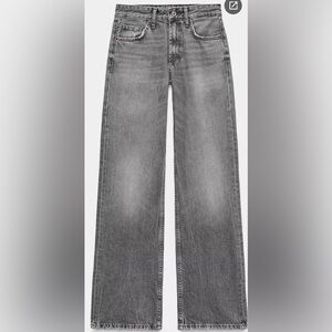 Zara Charcoal Denim Jeans
